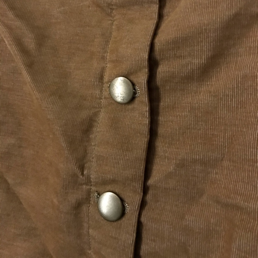 button-up corduroy mini skirt!